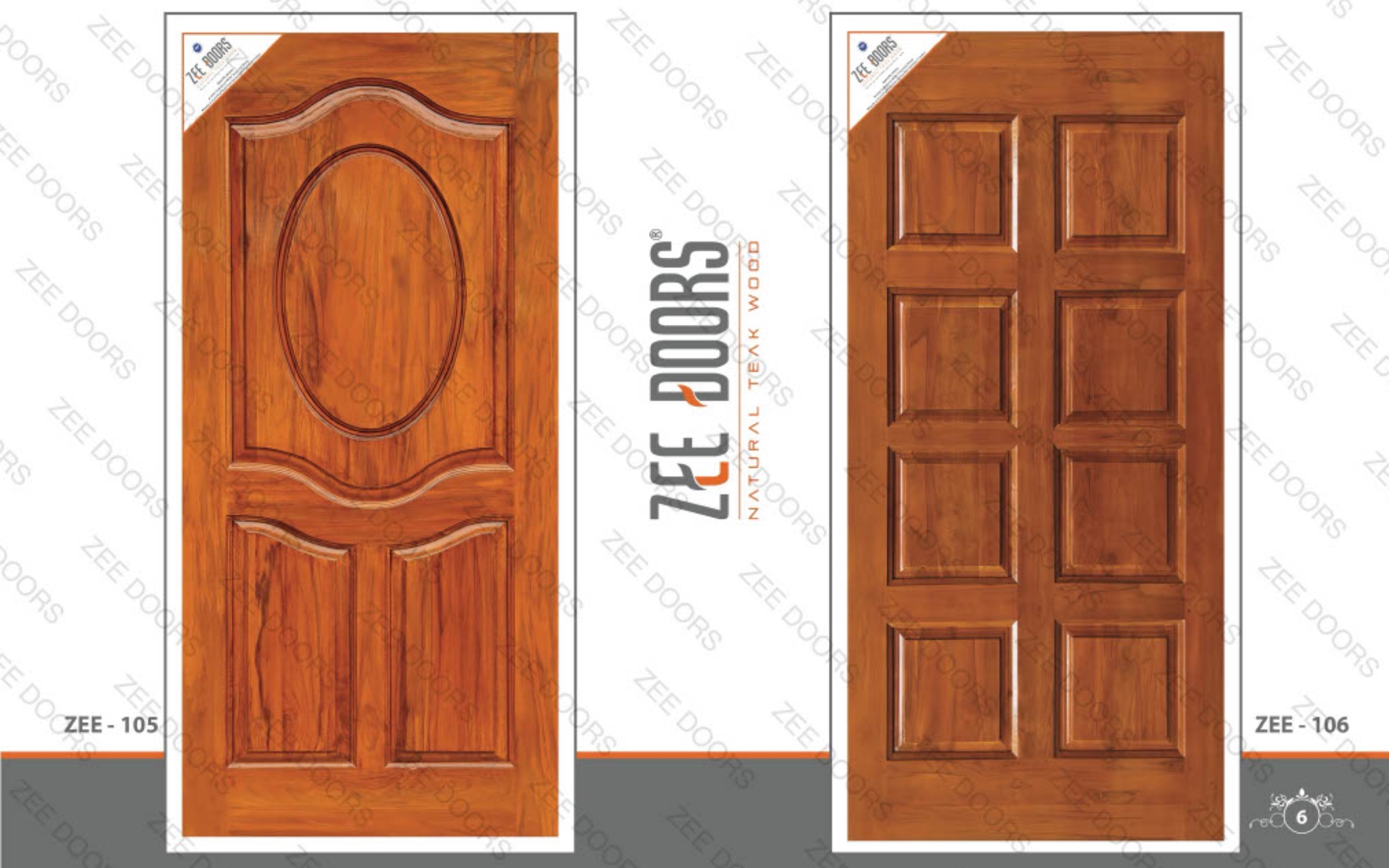 Top Teak Wood Doors for Home Manufacturer & Supplier in Gujarat
